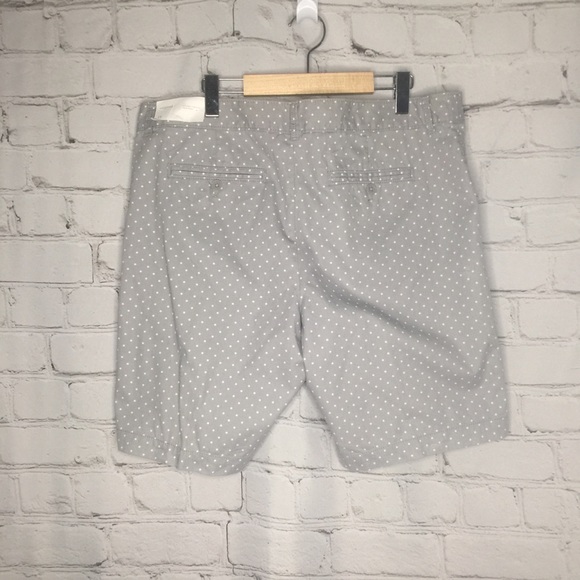 Ann Taylor Loft Grey Polkadot Shorts - Picture 3 of 5
